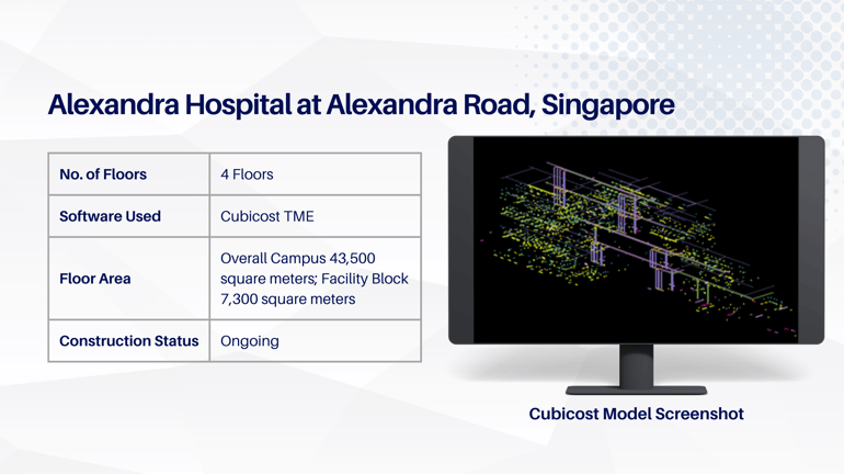 Cubicost model screenshots-Northcroft Lim Consultants-alexandra hospital