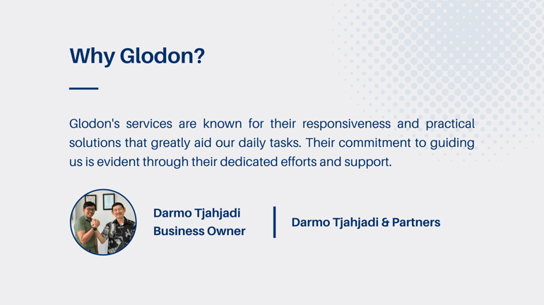 Here are Darmo Tjahjadi's testimonials on Glodon Cubicost 5D BIM solutions for achieving excellence in construction.